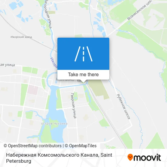 Набережная Комсомольского Канала map