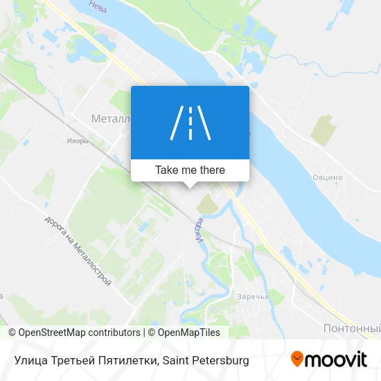 Улица Третьей Пятилетки map