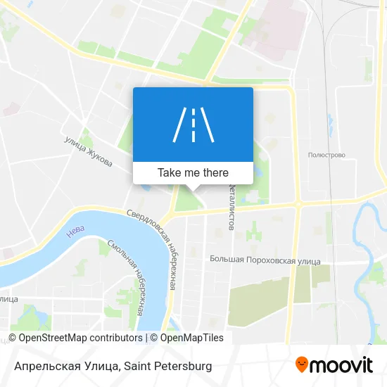 Апрельская Улица map
