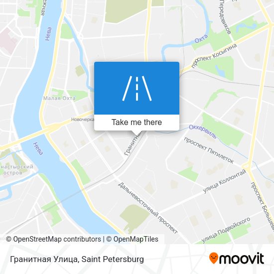 Гранитная Улица map