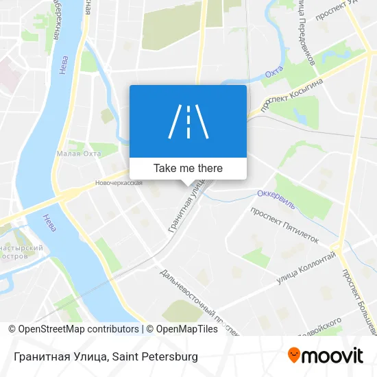 Гранитная Улица map