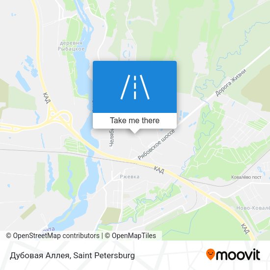 Дубовая Аллея map