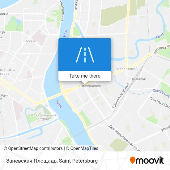 Заневская Площадь map