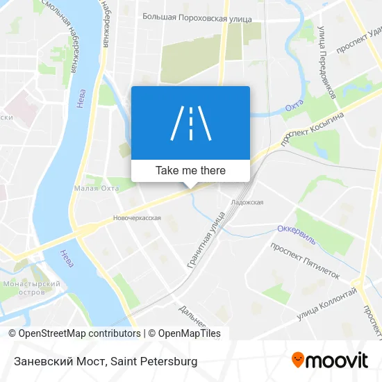 Заневский Мост map