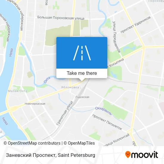 Заневский Проспект map