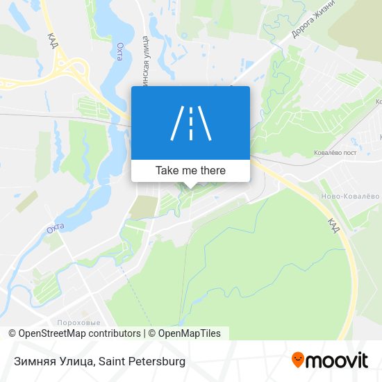 Зимняя Улица map