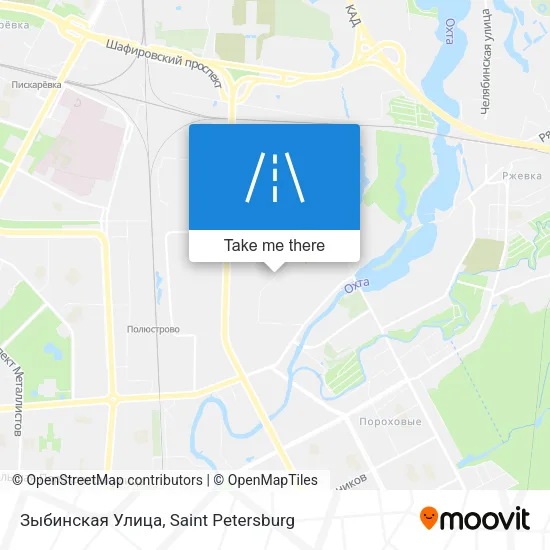 Зыбинская Улица map