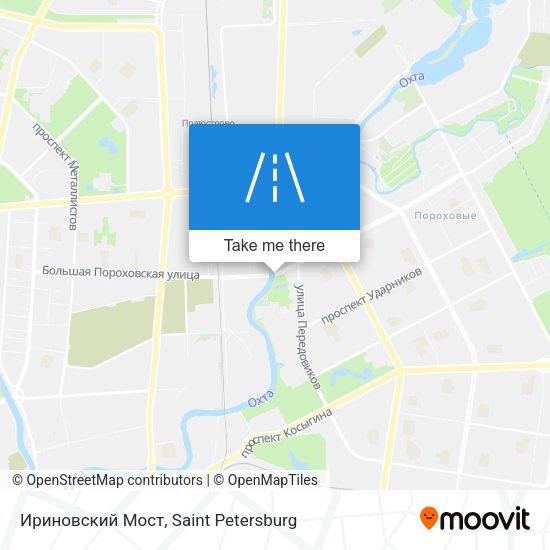 Ириновский Мост map