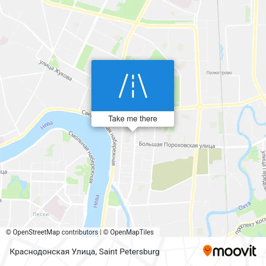 Краснодонская Улица map