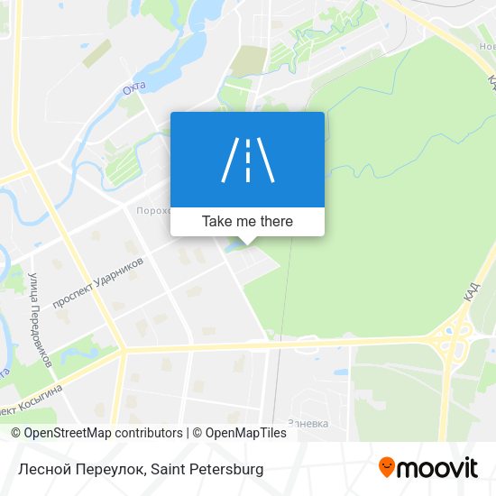 Лесной Переулок map