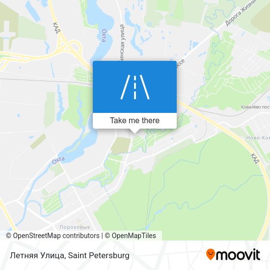 Летняя Улица map