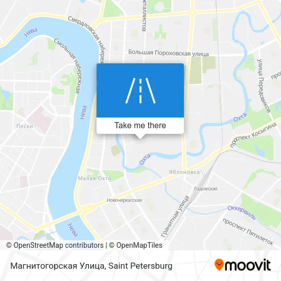 Магнитогорская Улица map