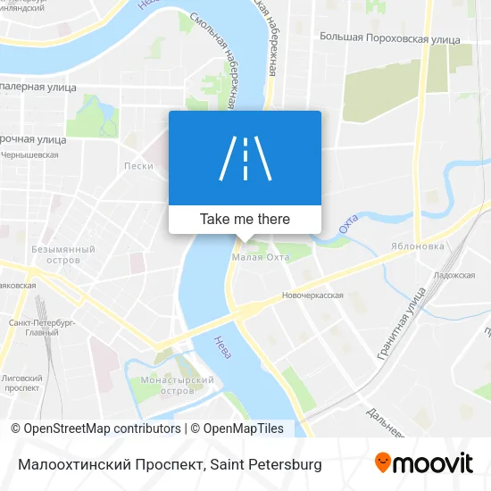 Малоохтинский Проспект map