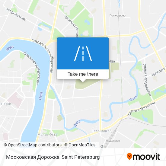 Московская Дорожка map