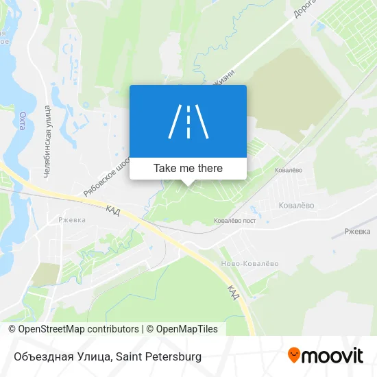 Объездная Улица map