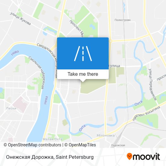 Онежская Дорожка map