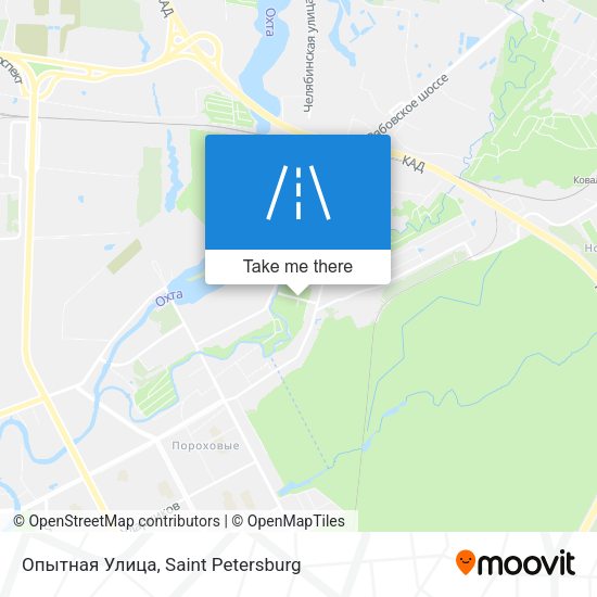 Опытная Улица map