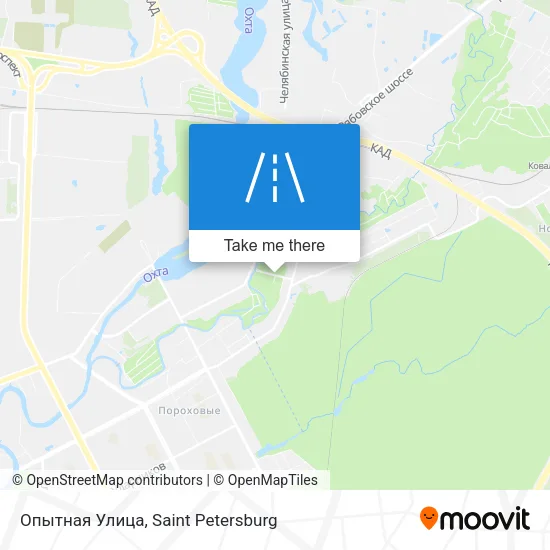Опытная Улица map