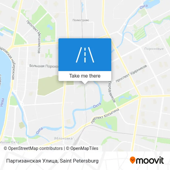 Партизанская Улица map
