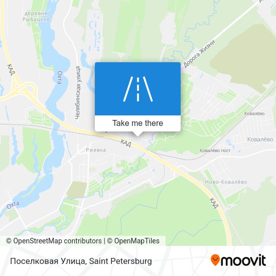 Поселковая Улица map