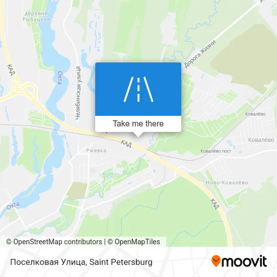Поселковая Улица map