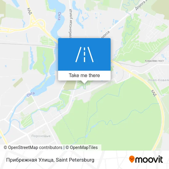 Прибрежная Улица map