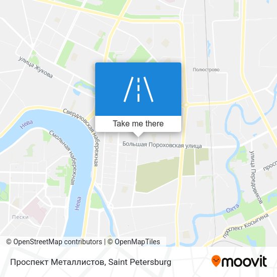 Проспект Металлистов map