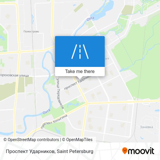 Проспект Ударников map