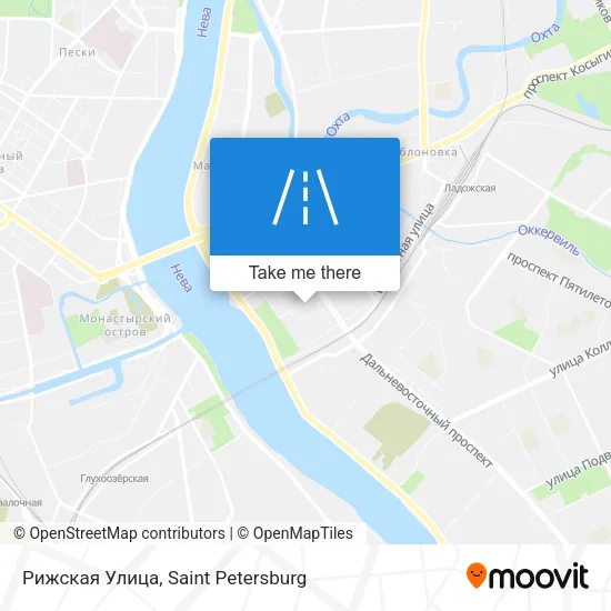 Рижская Улица map