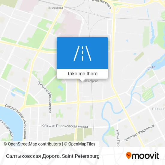 Салтыковская Дорога map