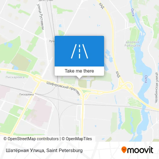 Шатёрная Улица map