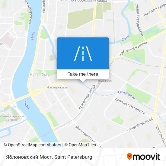 Яблоновский Мост map