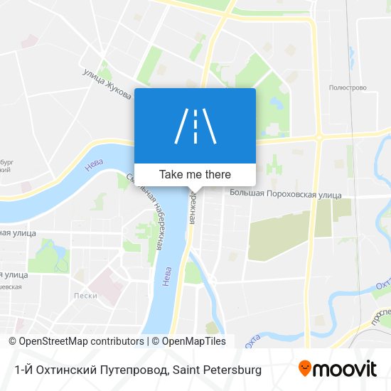 1-Й Охтинский Путепровод map