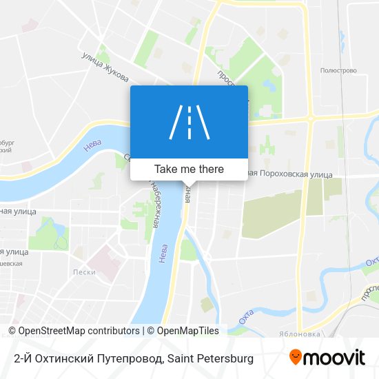 2-Й Охтинский Путепровод map