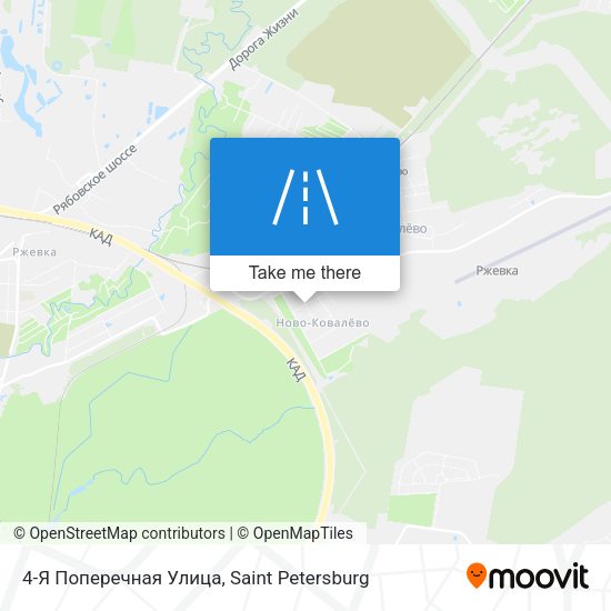 4-Я Поперечная Улица map