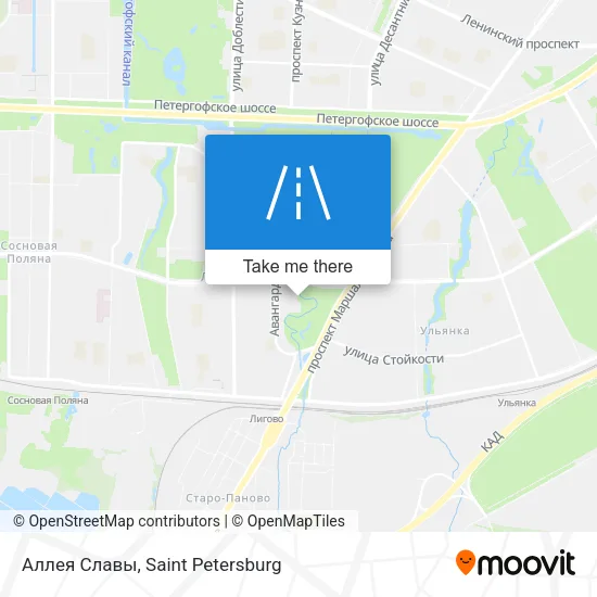 Аллея Славы map