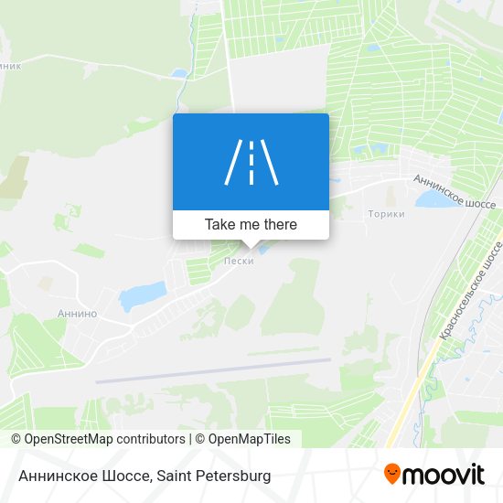 Аннинское Шоссе map