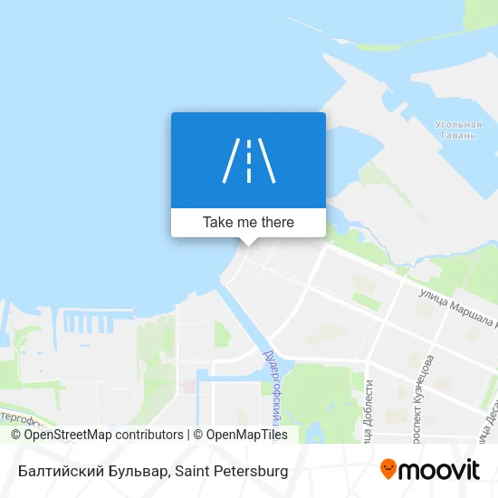 Балтийский Бульвар map