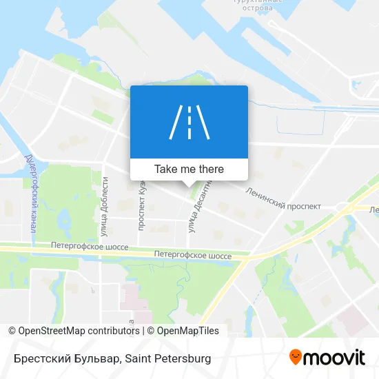 Брестский Бульвар map