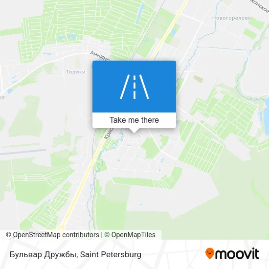Бульвар Дружбы map
