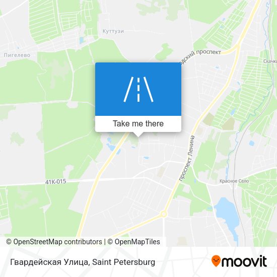 Гвардейская Улица map