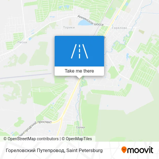 Гореловский Путепровод map