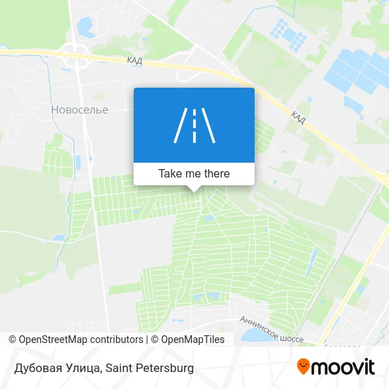 Дубовая Улица map