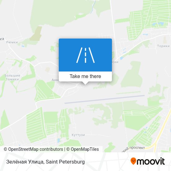 Зелёная Улица map