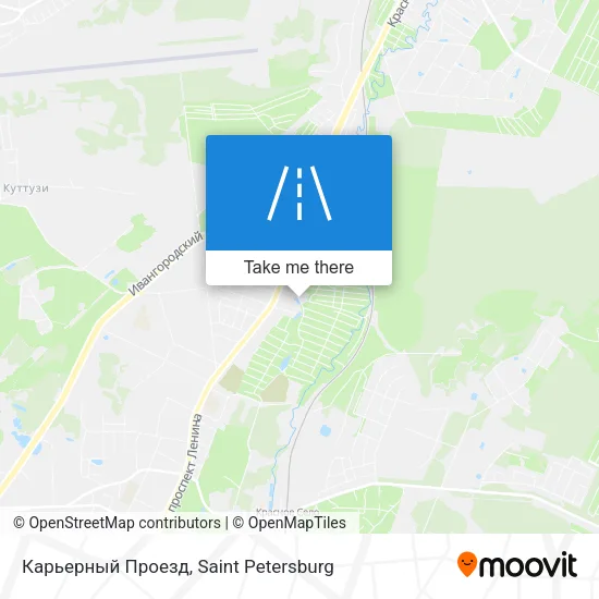 Карьерный Проезд map