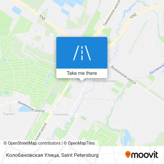Колобановская Улица map