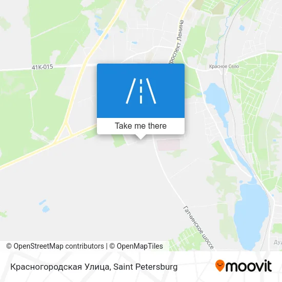 Красногородская Улица map
