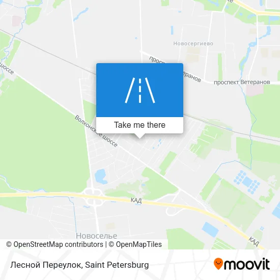 Лесной Переулок map