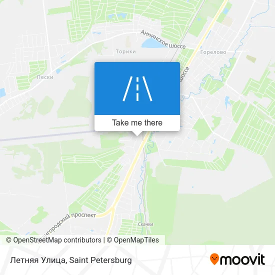 Летняя Улица map