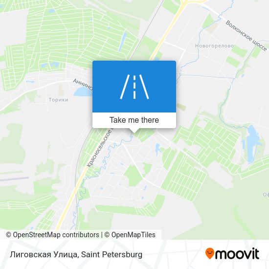 Лиговская Улица map